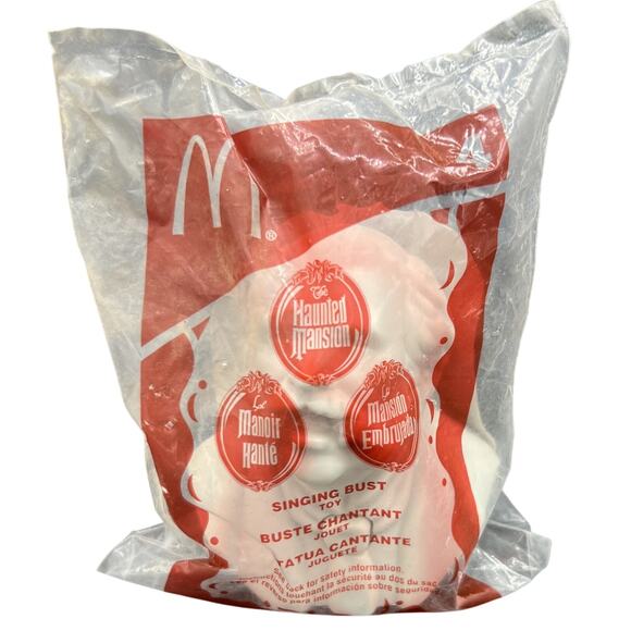 Disney Other - 👻 McDonald’s Haunted Mansion Singing Bust Toy Happy Meal Disney Collector Gift
